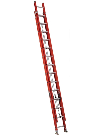 fe3228_louisville_fiberglass_extension_ladder_maxlock | Nation Wide Ladder