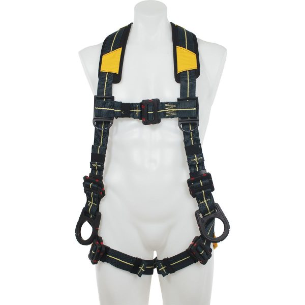 Arc Flash H934004 Harness Positioning Back And Hip D-rings Dielectric Pass Thru Legs XL