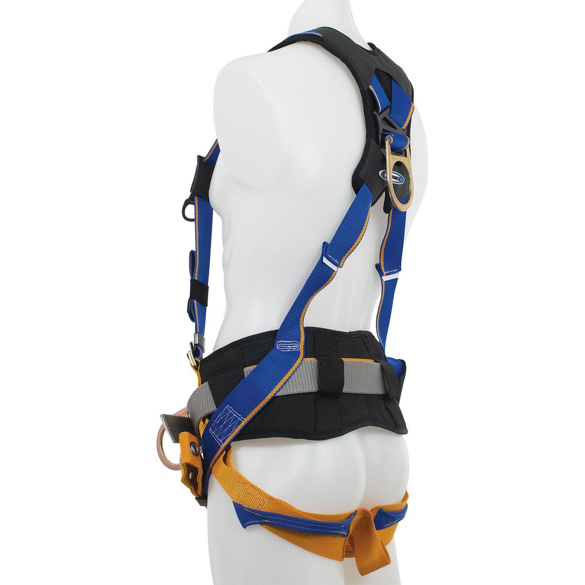 Blue Armor H132104 Construction Back And Hip D-rings Harness XL_Angle | Nation Wide Ladder