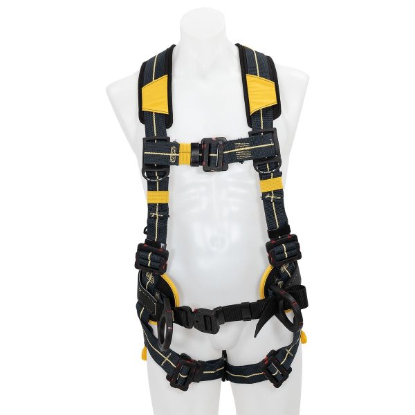 Arc Flash H934104 Harness Construction Back And Hip D-rings Dielectric Pass Thru Legs XL