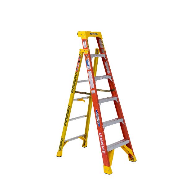 Werner-Fiberglass-Leaning-Ladder-L62000-Series